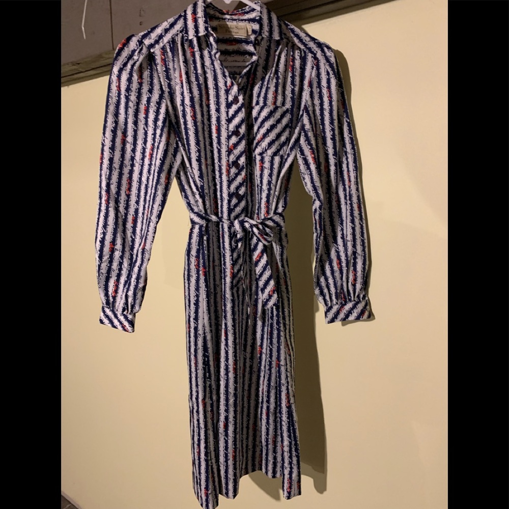 Schrader Sport Petites Shirt Dress Vintage perfection perfect for summer BBQ HOT
